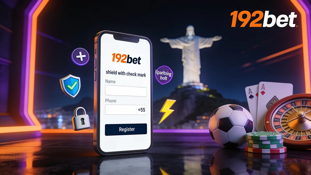 Como Fazer o Cadastro 192BET — 192bet no Brasil